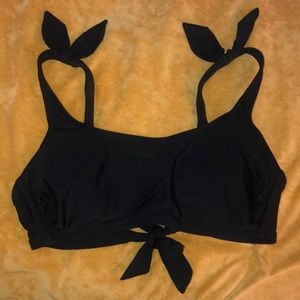 Target Xhilaration Black Wide Strap bikini top!